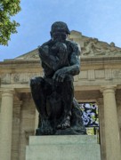 2023-05-08 005 The Thinker (clay 1880-81, enlarged 1902-04, bronze 1919); Rodin Museum, Philadelphia.jpg