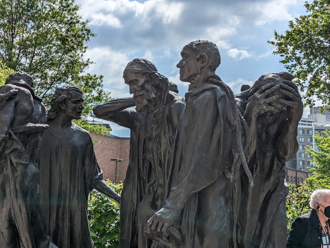 2023-05-08 024 Detail - The Burghers of Calais (clay 1884-1895, bronze 1919-21); Rodin Museum.jpg