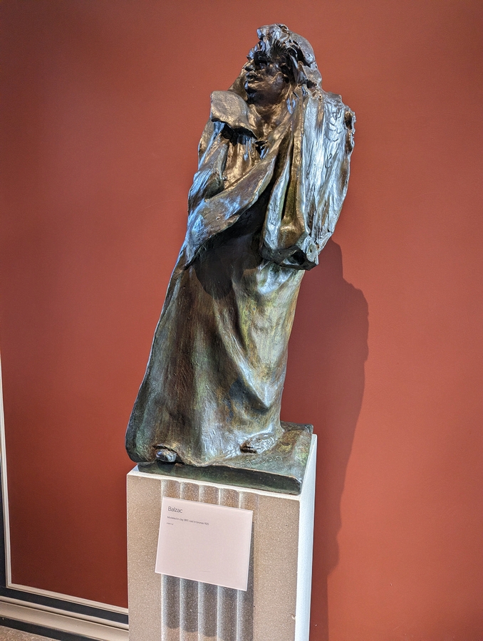 2023-05-08 049 Balzac (clay 1897, bronze 1925); Rodin Museum, Philadelphia.jpg