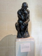 2023-05-08 076 The Thinker (clay 1880, bronze 1924); Rodin Museum, Philadelphia.jpg
