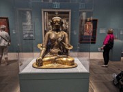 2023-05-08 127 Tara, Goddess of Compassion (18th-19th century), gilded bronze repousse; Philadelphia Museum of Art.jpg