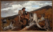 2023-05-08 158 A Huntsman & Dogs (1891); Winslow Homer (1836-1910), Philadelphia Museum of Art.psd