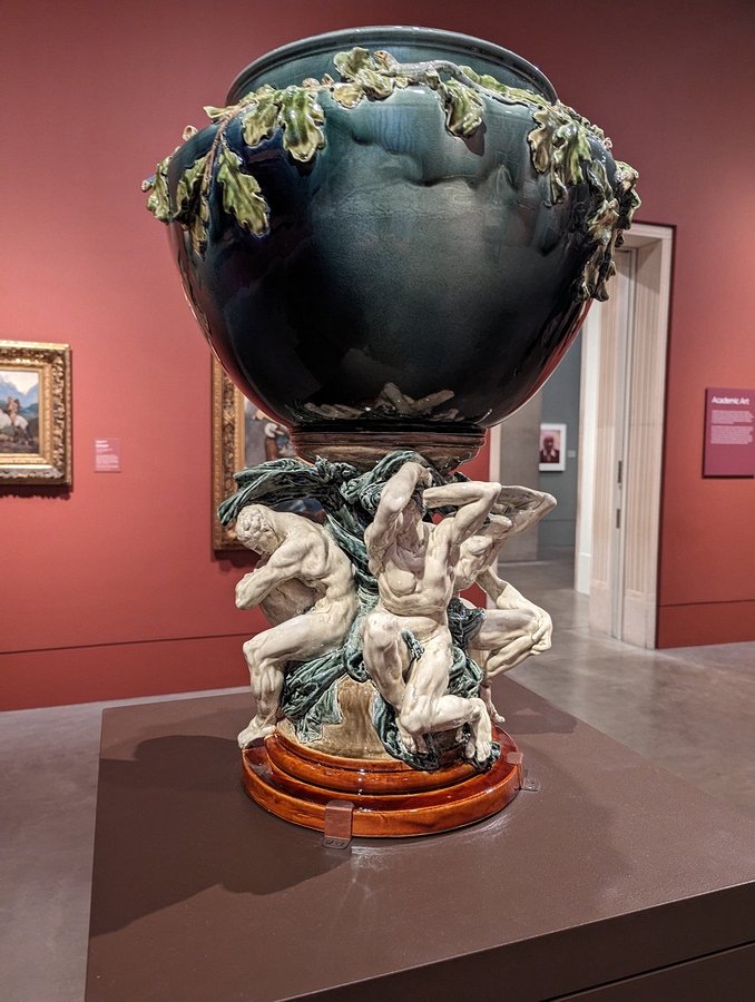 2023-05-08 276 The Vase of the Titans (modeled ~1878-80, terracotta 1890), Auguste Rodin & Albert-Ernst Carrier-Belleuse; Philadelphia Museum of Art.jpg