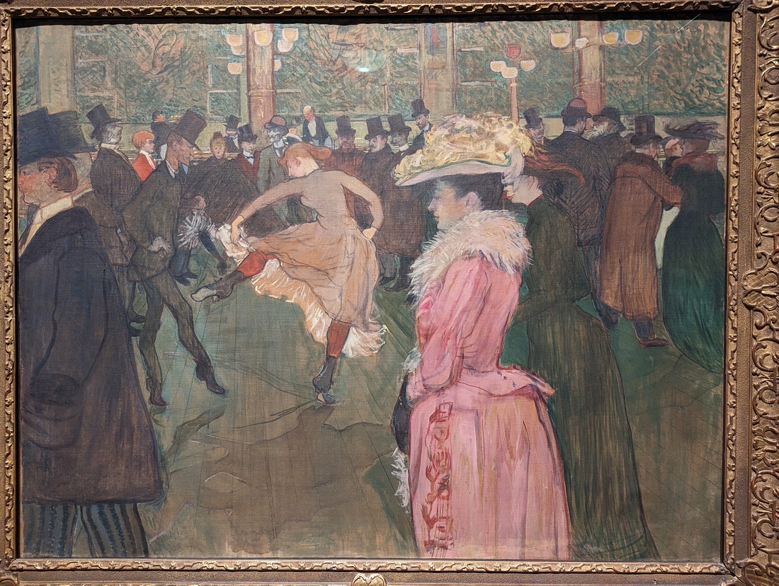 2023-05-08 287 At the Moulin Rouge, The Dance (1889-90), Henri de Toulouse Lautrec; Philadelphia Museum of Art.jpg