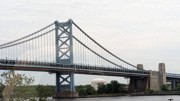2023-05-09 117 Benjamin Franklin Bridge, crossing Delaware River from Philadelphia to Camden NJ.jpg