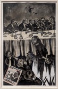 2023-05-09 304 Thank You America (Anita Hill, study for the lithograph of the same title, 1991), Sue Coe; PAFA, Philadelphia.jpg