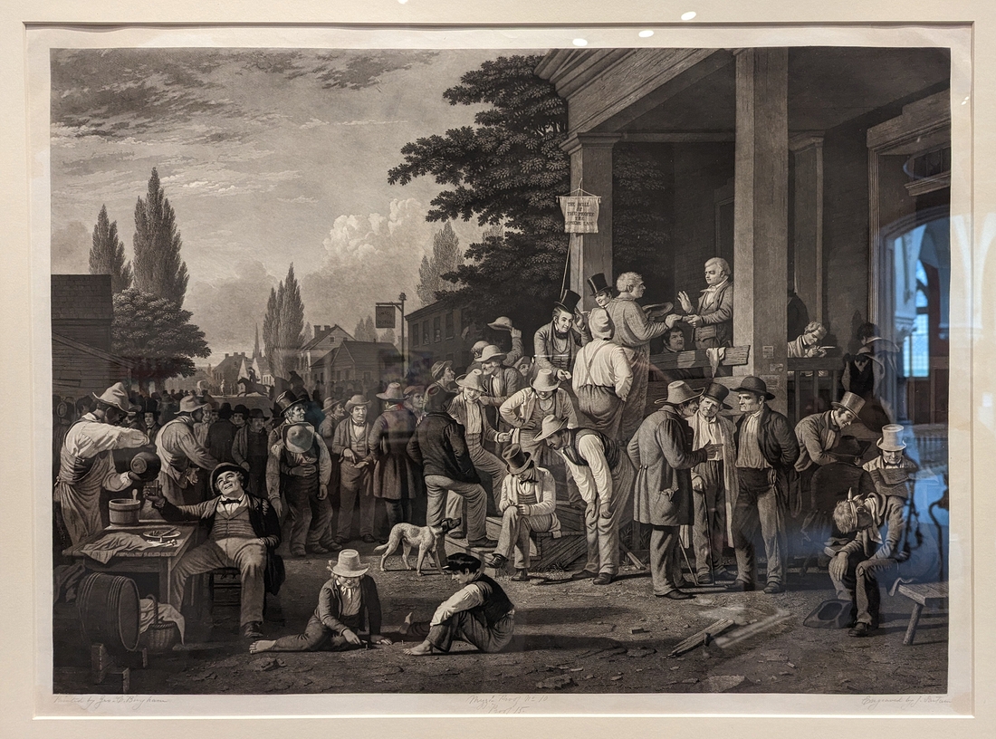 2023-05-09 310 County Election (1854, mezzotint, engraving, etching & stipple), John Sartain (after George Caleb Bingham); PAFA, Philadelphia.jpg