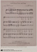 2023-05-09 311 Lift Every Voice and Sing (National Hymn for the Colored People of America, 1900), John Weldon Johnson & J Rosamond Johnson; PAFA, Philadelphia.jpg