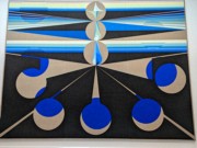 2023-05-09 313 Black Medallion XIV (Inti, mineral paint & flashe on linen, 2022), Eamon Ore-Giron; PAFA, Philadelphia.jpg
