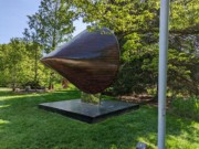2023-05-10 019. Schatz's Spaceship (2010), E Calder Powell (inspired by the Oloid); Grounds for Sculpture, Hamilton NJ.jpg