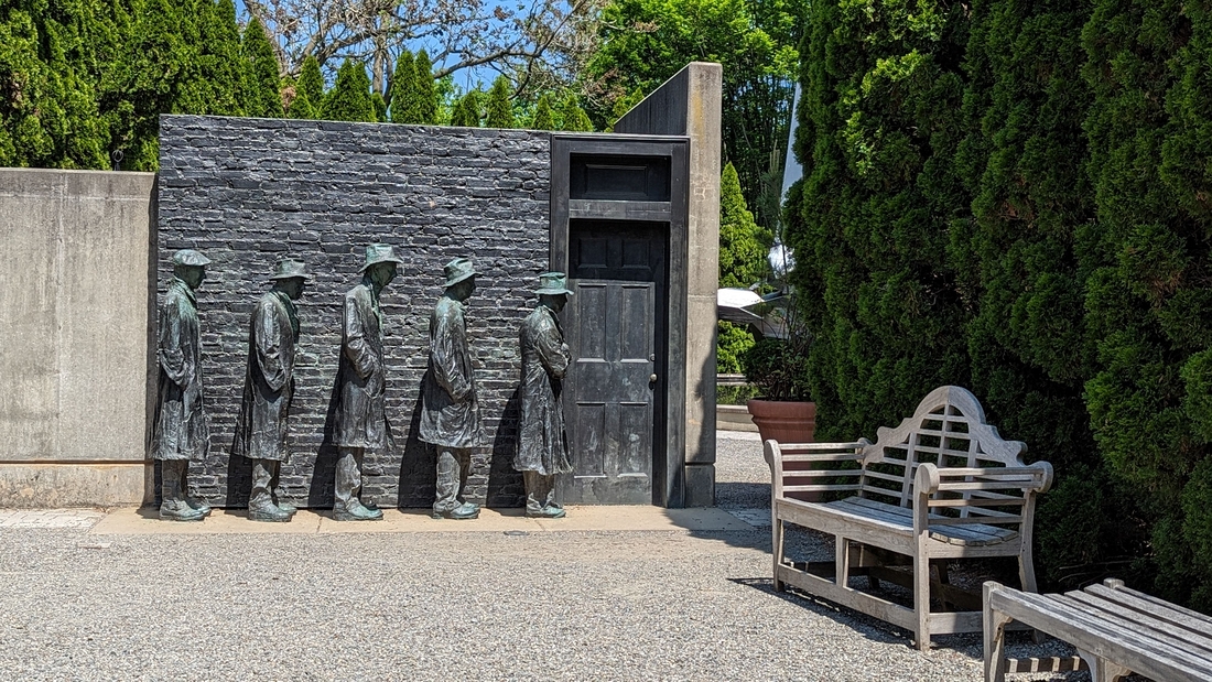 2023-05-10 138. Depression Breadline (1999), George Segal; Grounds for Sculpture, Hamilton NJ.jpg