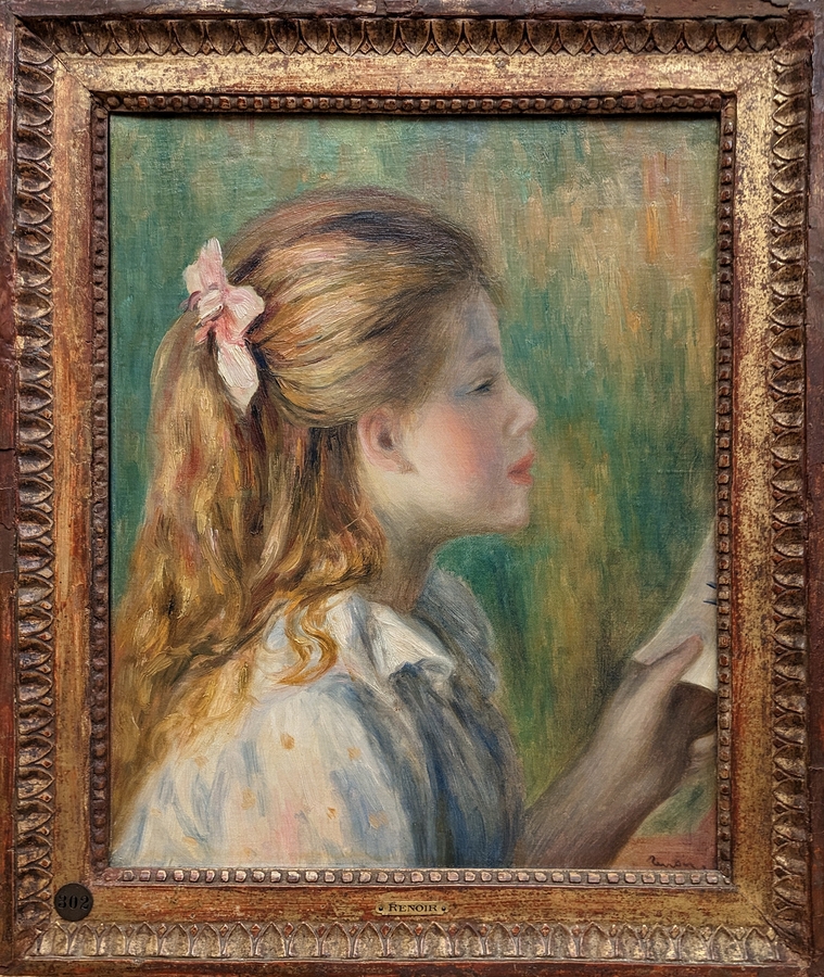 2023-05-10 310 Reading Girl, Pierre-Auguste Renoir; Barnes Foundation, Philadelphia PA.jpg