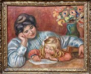 2023-05-10 312 The Writing Lesson (~1905), Pierre-Auguste Renoir; Barnes Foundation, Philadelphia PA.jpg
