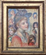 2023-05-10 317A Study of Girls' Heads (~1893), Pierre-Auguste Renoir; Barnes Foundation, Philadelphia PA.jpg