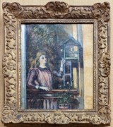 2023-05-10 318A Girl with Birdcage (~1888), Paul Cezanne; Barnes Foundation, Philadelphia PA.jpg