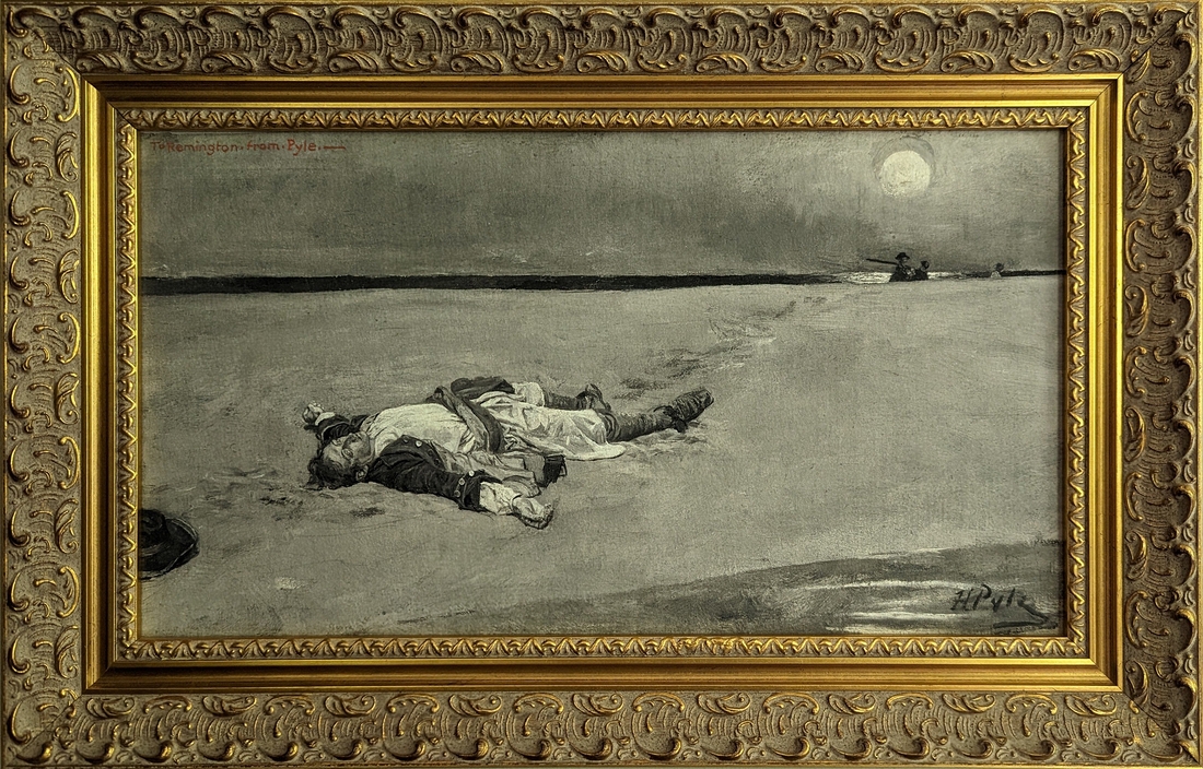 2023-05-11 039 Pirates used to do that to their captains now and then (1894), Howard Pyle; Studio Tour, Brandywine Museum.jpg
