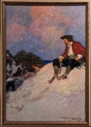 2023-05-11 131 And so the treasure was buried (1915), Frank E Schoonover; Brandywine Museum.jpg
