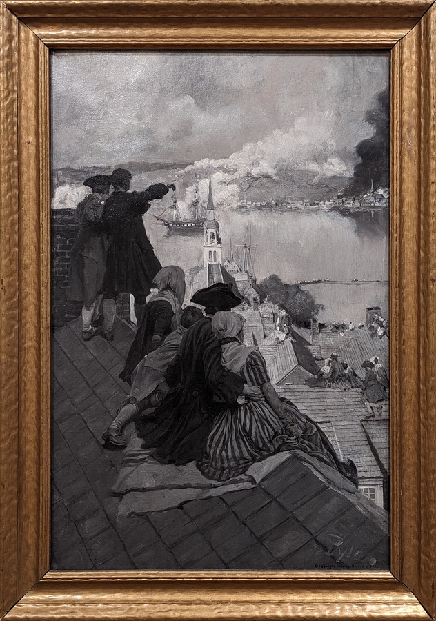 2023-05-11 133 Viewing the Battle of Bunker Hill (1901), Howard Pyle; Brandywine Museum.jpg