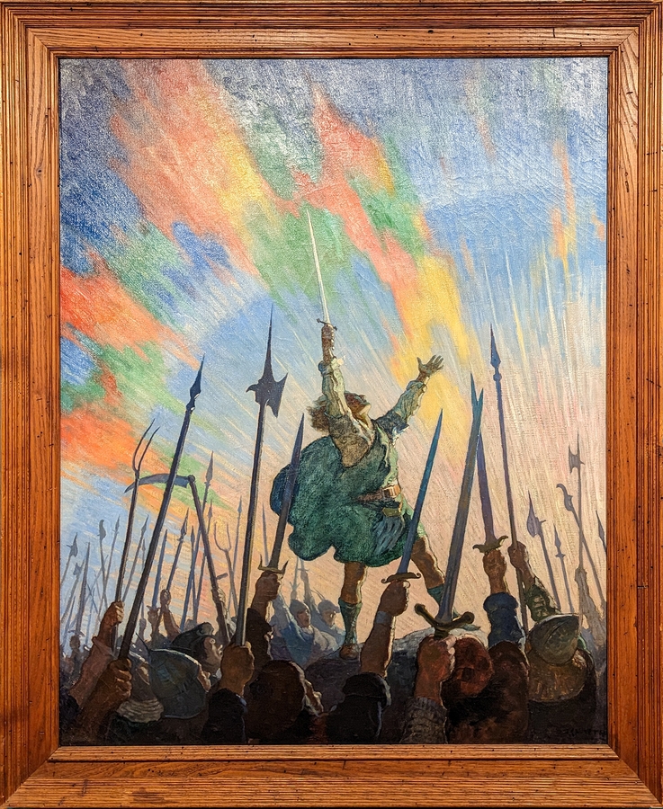 2023-05-11 143 The Pledge (1921), N C Wyeth; Brandywine Museum.jpg