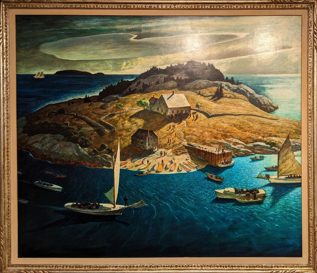 2023-05-11 146 Island Funeral (1939), N C Wyeth; Brandywine Museum.jpg