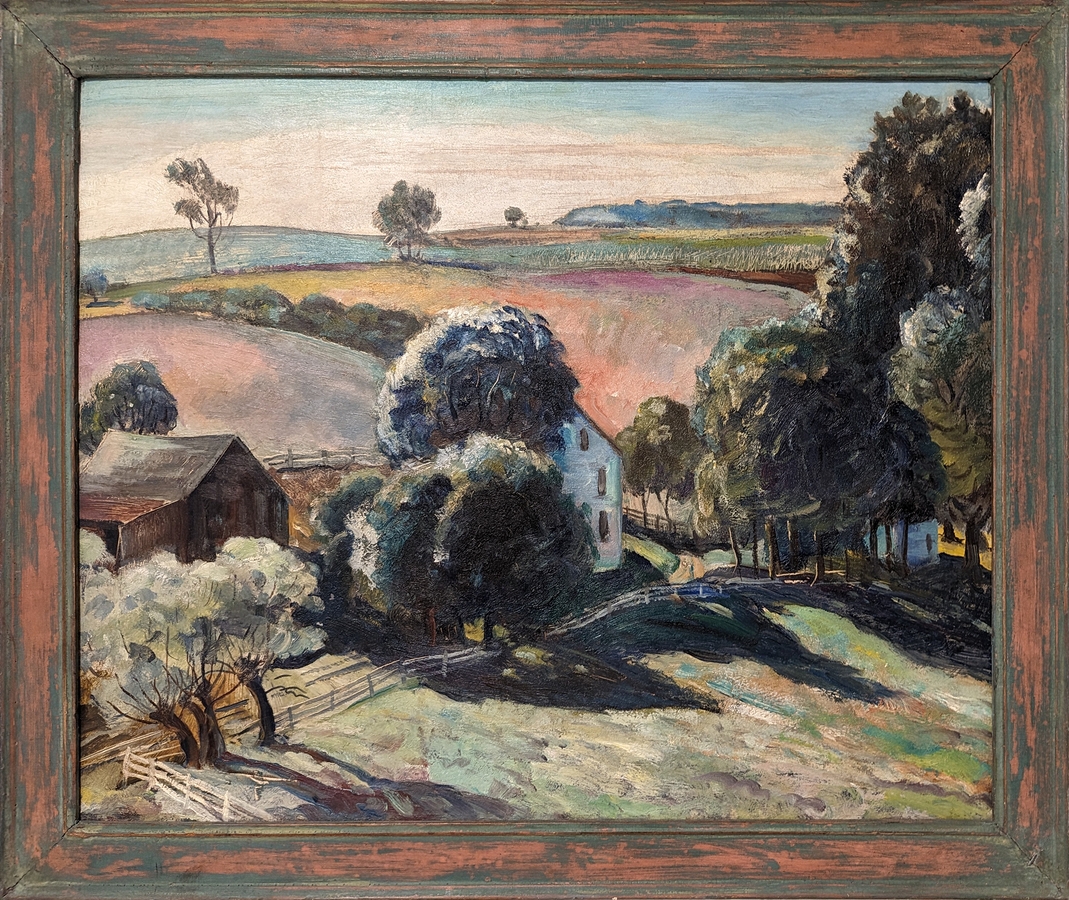 2023-05-11 158 The Valley Farm (~1929), Peter Hurd; Brandywine Museum.jpg