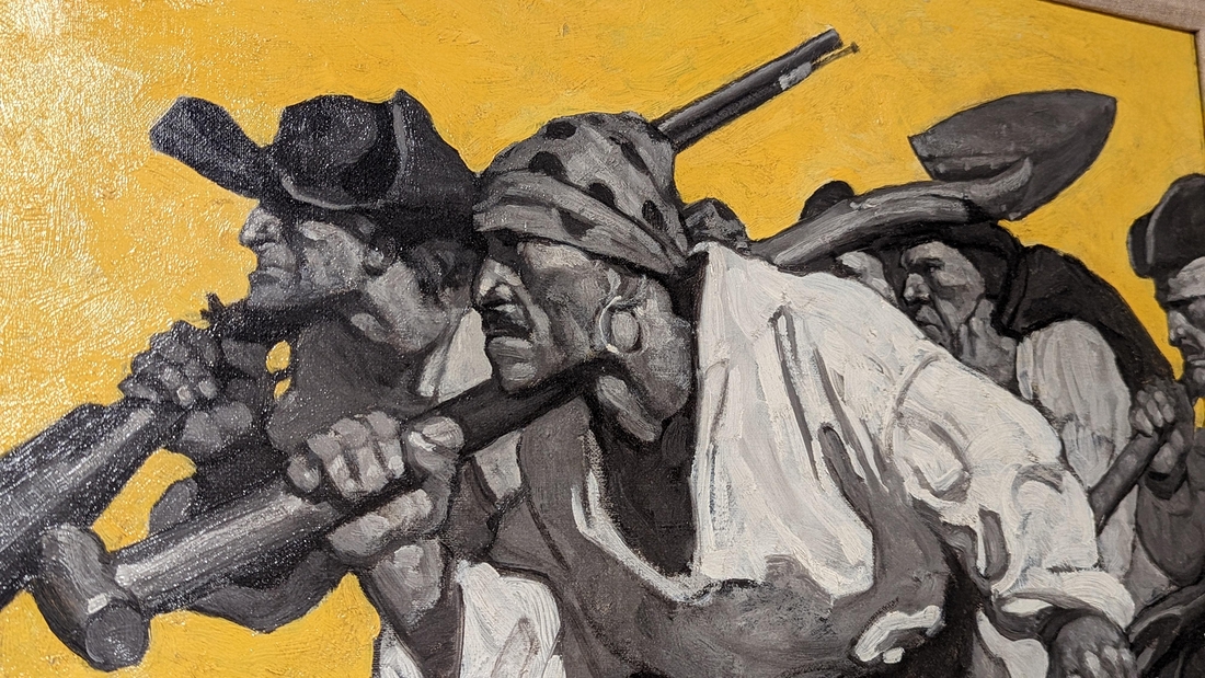 2023-05-11 170 Treasure Island, endpaper illustration (1911), N C Wyeth; Brandywine Museum.jpg