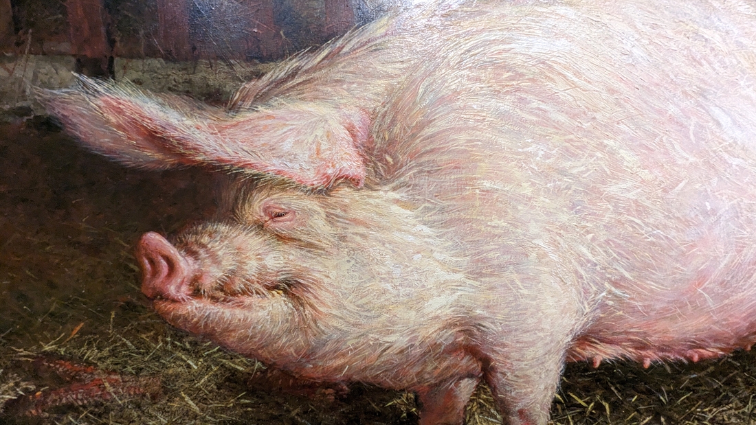2023-05-11 177C Portrait of Pig (1970), Jamie Wyeth; Brandywine Museum.jpg