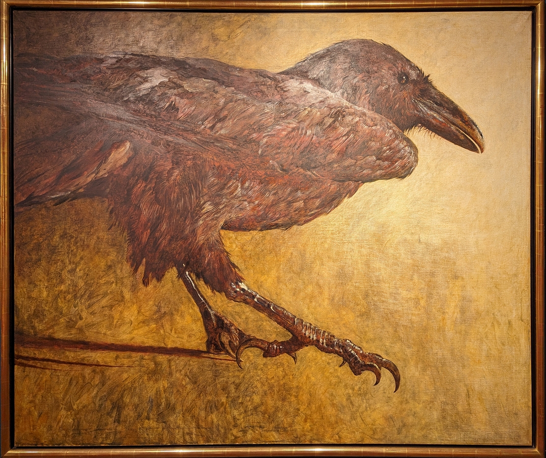 2023-05-11 191 The Raven (1980), Jamie Wyeth; Brandywine Museum.jpg