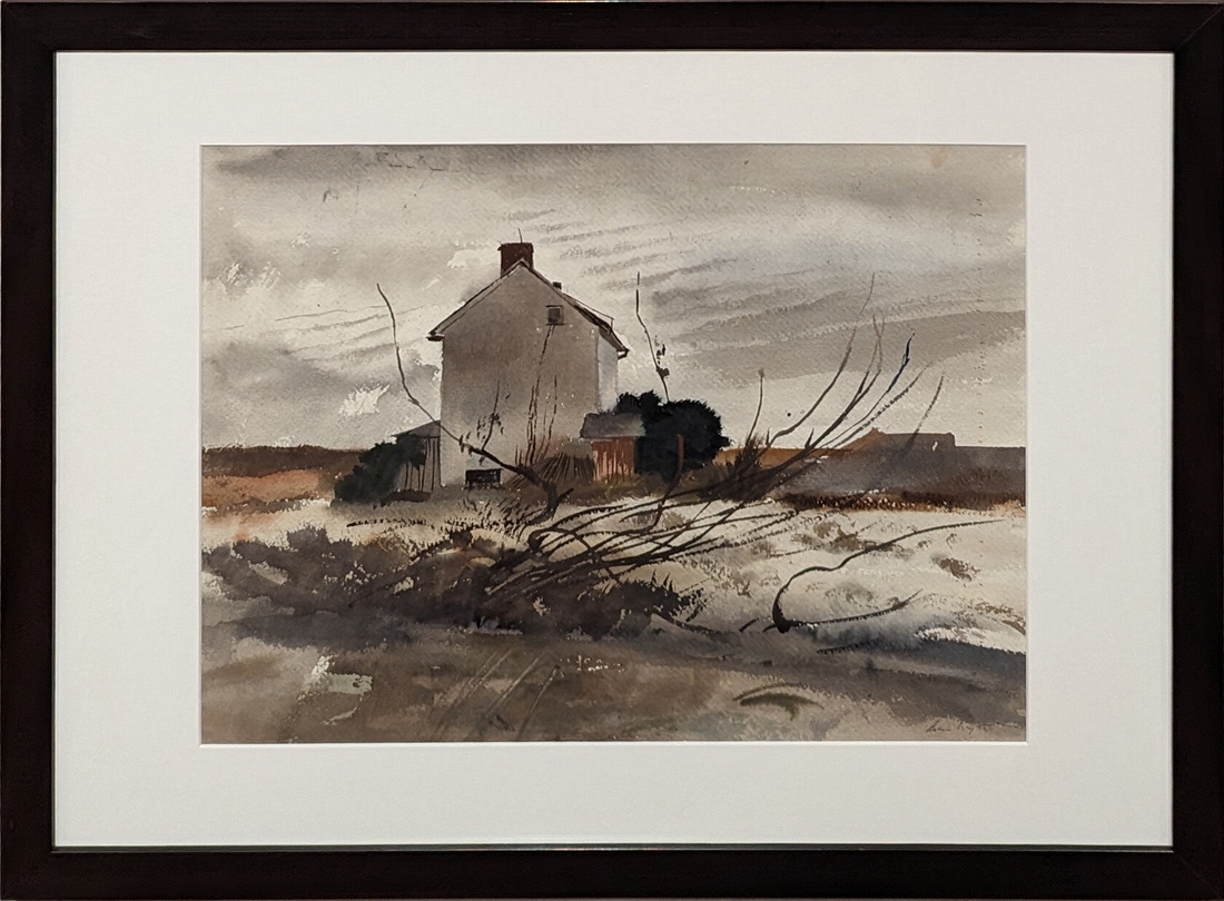 2023-05-11 211 Untitled (John Chads House, watercolor, 1971), Andrew Wyeth; Brandywine Museum.jpg