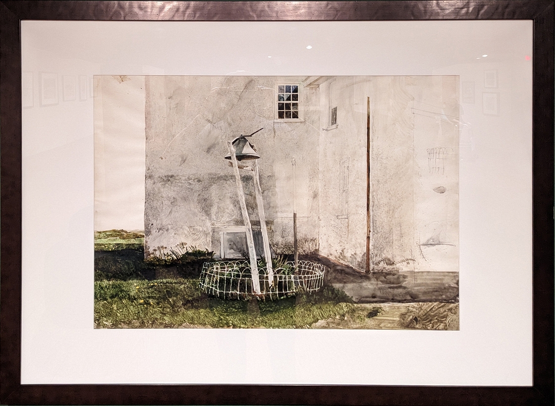 2023-05-11 228 Slight Breeze Study (watercolor, 1968), Andrew Wyeth; Brandywine Museum.jpg