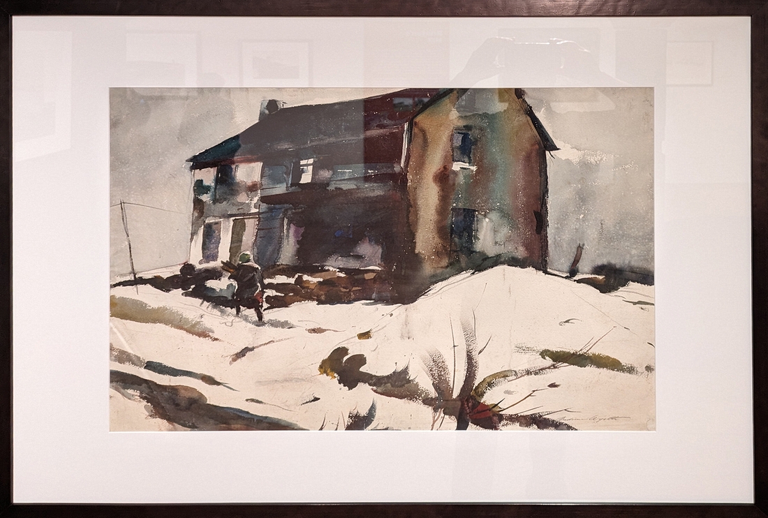 2023-05-11 232 Bringing Wood (1937), Andrew Wyeth; Brandywine Museum.jpg