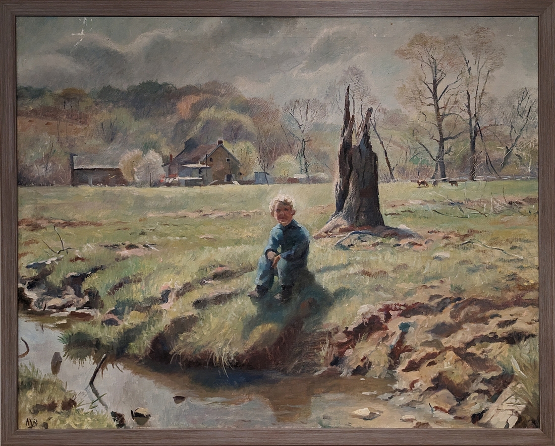2023-05-11 233 The Miller's Son (oil on paper, 1934), Andrew Wyeth; Brandywine Museum.jpg