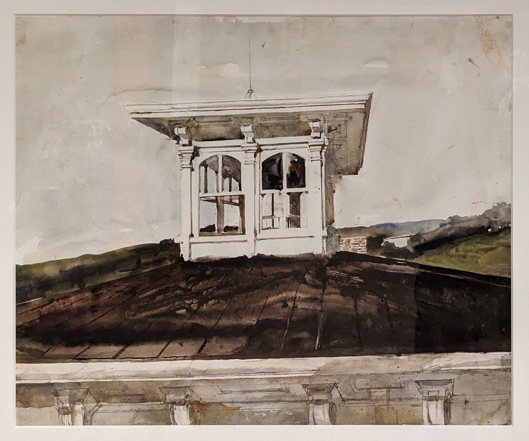 2023-05-11 257 Widow's Walk Study (watercolor & pencil, 1990), Andrew Wyeth; Brandywine Museum.jpg