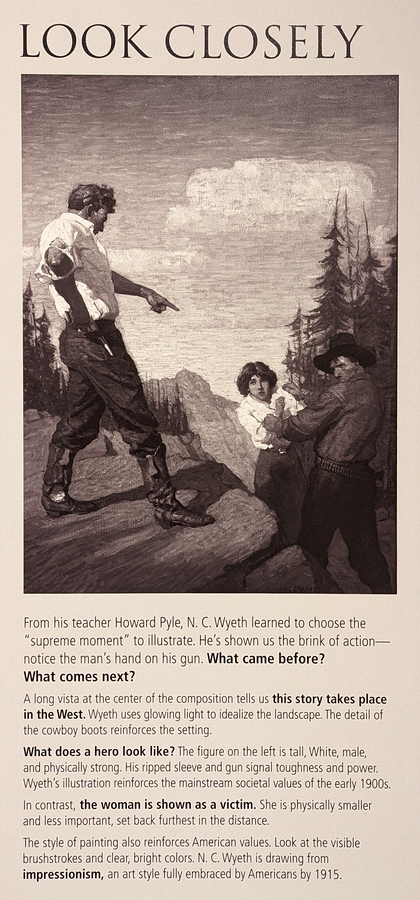 2023-05-11 i419 Stand away from that girl! (oil on canvas, 1908), N C Wyeth; Delaware Museum of Art.jpg