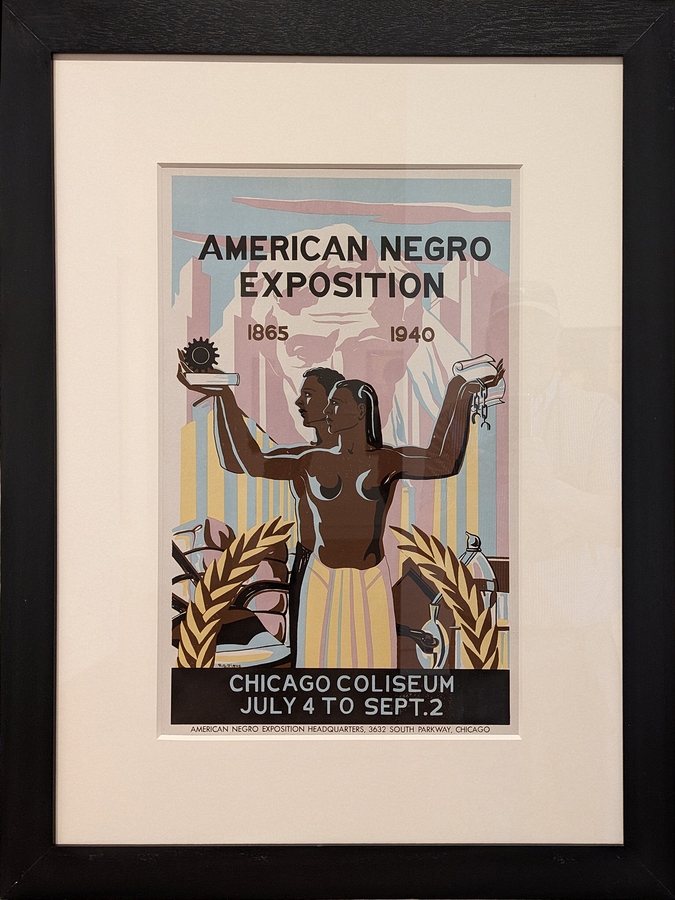2023-05-11 i435 Poster for the American Negro Exposition (screen print, 1940), Robert S Pious; Delaware Museum of Art.jpg