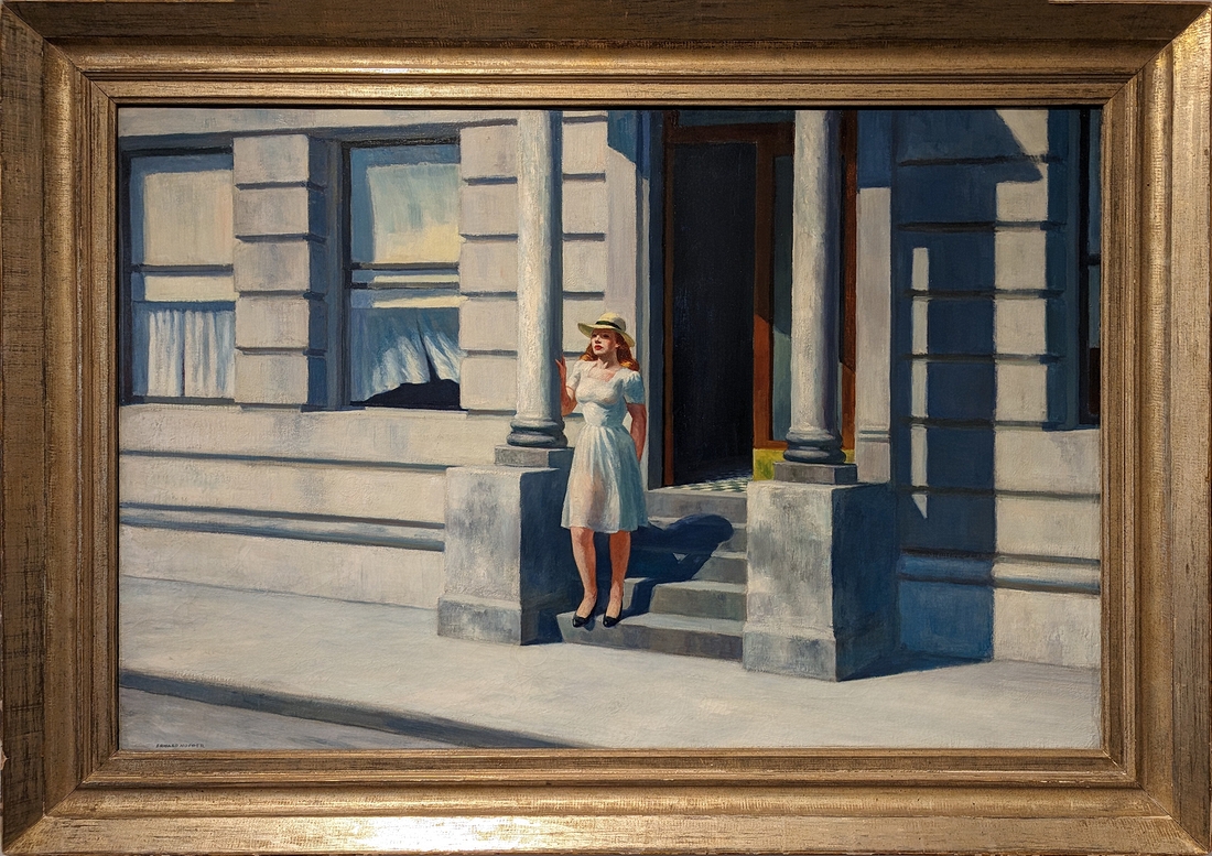 2023-05-11 r319 Summertime (oil on canvas, 1943), Edward Hopper; Delaware Museum of Art.jpg